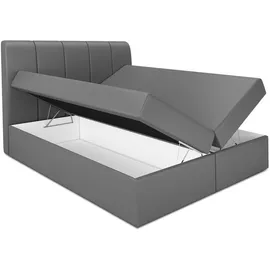 A&J MöbelLand KALF 120 x 200 cm Schwarz