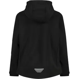 CMP KID SOFTSHELL JACKET FIX HOOD Schwarz 140