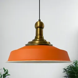Bamyum Küche Esstisch  Orange Vintage  Hängelampe