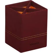 Rhodia Stifteköcher 8x11 cm Weinrot 1 St.