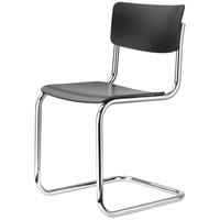 Thonet S 43 Freischwinger schwarz gebeizt