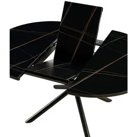 SalesFever Esstisch 120 cm Schwarz