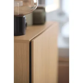 Duravit L-Cube Halbhochschrank 40 x 132 x 36,3 cm Eiche Natur