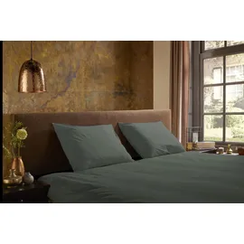 Muller Textil Pure uni Unifarben Grün 200 x 200 cm + 2 x 80 x 80 cm
