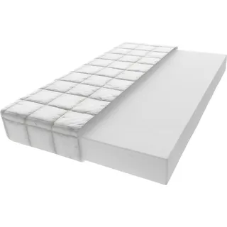 Welt der Träume Babymatratze, Kindermatratze Polyurethan-Schaum | Matratze für Kinderbett, Neugeborene, Stubenwagen, Wiegen | Größe: 140x70 cm, 10 cm hoch - Weiß