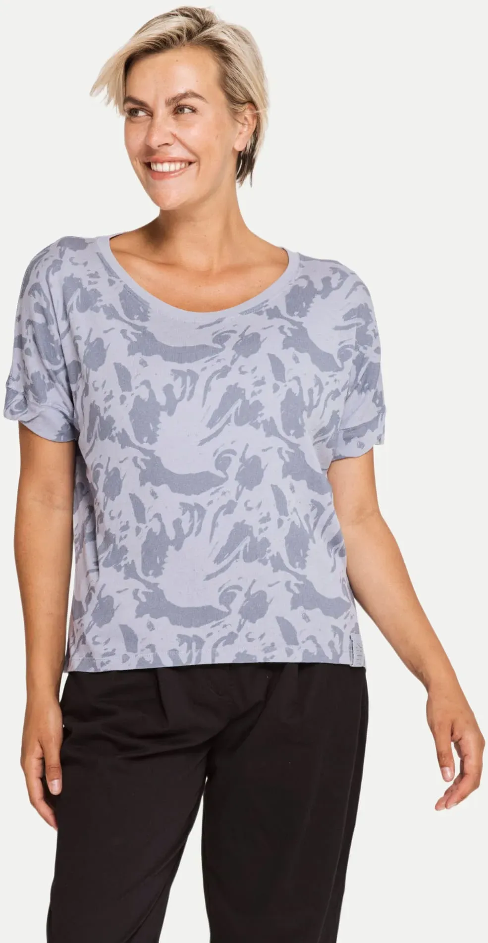 T-Shirt ZHRAHEL Blau XS