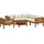 vidaXL Garten-Lounge-Set 7-tlg. creme Akazie