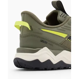 Puma Extend Lite Trail, Straßenlaufschuhe, Unisex-Erwachsene, Loden Green, Schwarz Lux Lime, 43, EU, Loden Green Puma Schwarz Lux Lime, 43, EU - 43 EU
