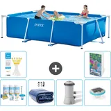 Rechteckiger Frame Pool - 300x200x75 Cm - 7-teilig  S160