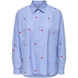 Only Bluse ONLNEW LINA GRACE Blau L