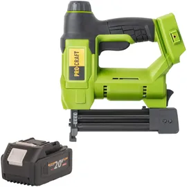 Pro Craft PEH20 Akku Tacker 20 V 15 - 32 mm + 1x Akku 4,0 Ah - ohne Ladegerät
