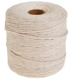 DéVa Makramee Band 3mm x 200 m Länge Makramee Garn aus 100% Baumwolle weiß Nähgarn weiß