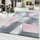 Ayyildiz Beta 1120 Kurzflorteppich 160 x 230 cm pink/grau