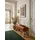 KADIMA DESIGN Sitzhocker Leder 90 x 30 x 43 cm Braun