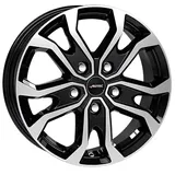 Autec Kiso 7,0 x 17 5 x 118 ET62 Schwarz Poliert