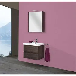 Badmöbel-Set ELAI Serie MBO Eiche Sherwood Dekor Breite 600mm 2 Auszüge