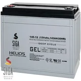 SIGA Helios GEL Batterie 145Ah 12V Gelakku Solarakku Solarbatterie ZYKLENFEST