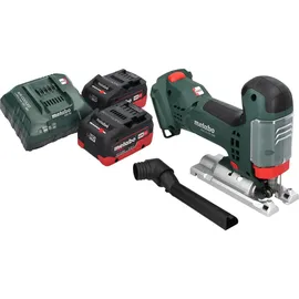 Metabo Metabo, STA 18 LTX 100 Akku Stichsäge, 18 V 100 mm Brushless + 2x LiHD Akku 5,5 Ah + Ladegerät