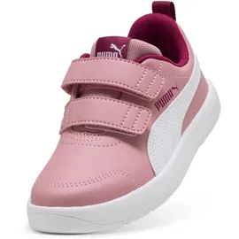 Puma Courtflex V3 V Kinder Poised Pink/PUMA White/Berry 29