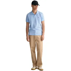 GANT Slim Shield Pique Polo blau 3XL