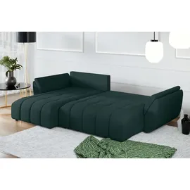 ax living Eckcouch mit Schlaffunktion 280 cm Grün