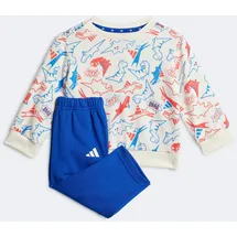 adidas SEASONAL ESSENTIALS ADIRAPTOR FRENCH TERRY JOGGER-SET Trainingsanzug Weiß 68