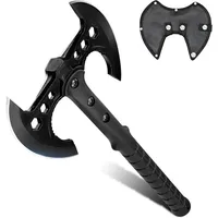 luxuskollektion Axt Doppelaxt Beil Camping Outdoor Fasergriff Bushcraft