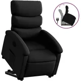 vidaXL Relaxsessel mit Aufstehhilfe Kunstleder 56 x 99,5 x 74,3 cm Schwarz