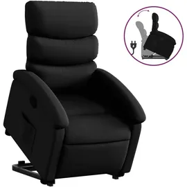 vidaXL Relaxsessel mit Aufstehhilfe Kunstleder 56 x 99,5 x 74,3 cm Schwarz
