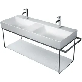 Duravit Waschbeckenunterschrank 126,5 x 45,1 cm Schwarz Matt