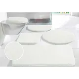MY HOME Badematte »Merida, Badvorleger, Badezimmer Teppich«, rutschhemmend beschichtet, fußbodenheizungsgeeignet-schnell trocknend-strapazierfähig, Badteppich, Uni Farben, rechteckig, rund & als 2-tlg. Set erhältlich my home natur rechteckig cm x cm)