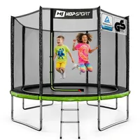 HS HOP-SPORT Trampolin 305 cm Grün/Schwarz