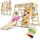 Juskys Klettergerüst Maxi für Kinder Natur