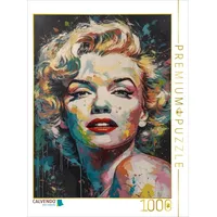 Calvendo Puzzle Ein Motiv aus dem Kalender prominenten Persönlichkeiten kunstvolle portraits Für immer in unseren Herzen 1000 Teile Lege-Größe 64x48cm Foto-Puzzle für glückliche Stunden