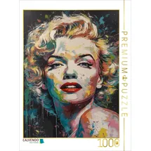 Calvendo Puzzle Ein Motiv aus dem Kalender prominenten Persönlichkeiten kunstvolle portraits Für immer in unseren Herzen 1000 Teile Lege-Größe 64x48cm Foto-Puzzle für glückliche Stunden