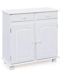 Interlink Sideboard 88 x 87 x 43 cm Weiß