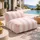 Oviala Gartensessel Oviala Polyester 0 x 0 x 0 cm Puderrosa mit Kissen