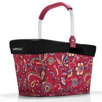 reisenthel Angebot Einkaufskorb carrybag Plus passendes Cover Sichtschutz Abdeckung (Paisley Ruby)