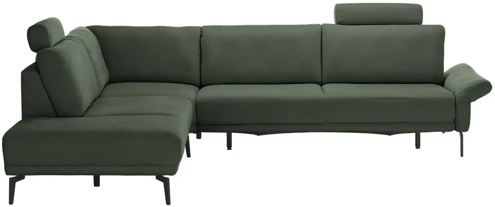 meinSofa Ecksofa  Jenny ¦ grün ¦ Maße (cm): B: 309 H: 87 T: 254.0