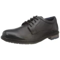 Hush Puppies Julian Herren-Schnürschuh Oxford, Schwarz, 8 UK - 42 EU