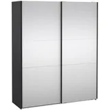 Tvilum Schiebetürenschrank Como 180 x 220 x 0 cm Grau