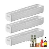 Aufbewahrungskorb für Schubladen - Stable , Schrankkorb Aufbewahrungsboxen, Teleskop-Snacks 3-teilig, Aufbewahrung und Organisation zu Hause | Multipurpose Outdoor Indoor Utility Cute Easy to Use