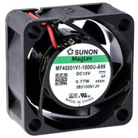 Sunon D04154670G-00 Axiallüfter 12 V/DC 15.11 m3/h (L x B x H) 20 x 40 x 40mm