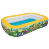 BESTWAY Disney Family Pool Mickey Mouse Clubhouse 262 x 175 x 51 cm