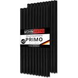 wohnartig® Wandpaneele PRIMO - Set 2 Stück je 900 mm x 450 mm | Farbe: Schwarz | Akustikpaneele | Wandpaneele auf filz | Wandverkleidung