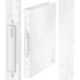 Leitz Ringbuch WOW A4, PP 2 Ringe 25mm weiß