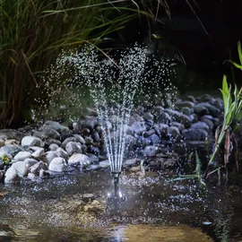 esotec Solar Teichpumpenset 6/220 LED mit 6,4V/1,5Ah LiFe-Akkuspeicher 101932