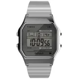 Timex Uhren - Digitaluhr Timex T80 - Gr. unisize - in Silber - für Damen