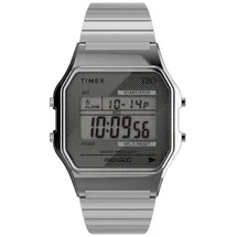 Timex Uhren - Digitaluhr Timex T80 - Gr. unisize - in Silber - für Damen