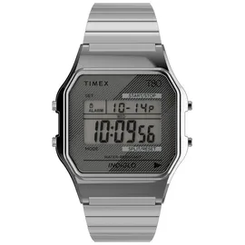Timex Uhren - Digitaluhr Timex T80 - Gr. unisize - in Silber - für Damen
